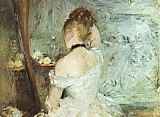 Berthe Morisot A Woman at her Toilette painting
